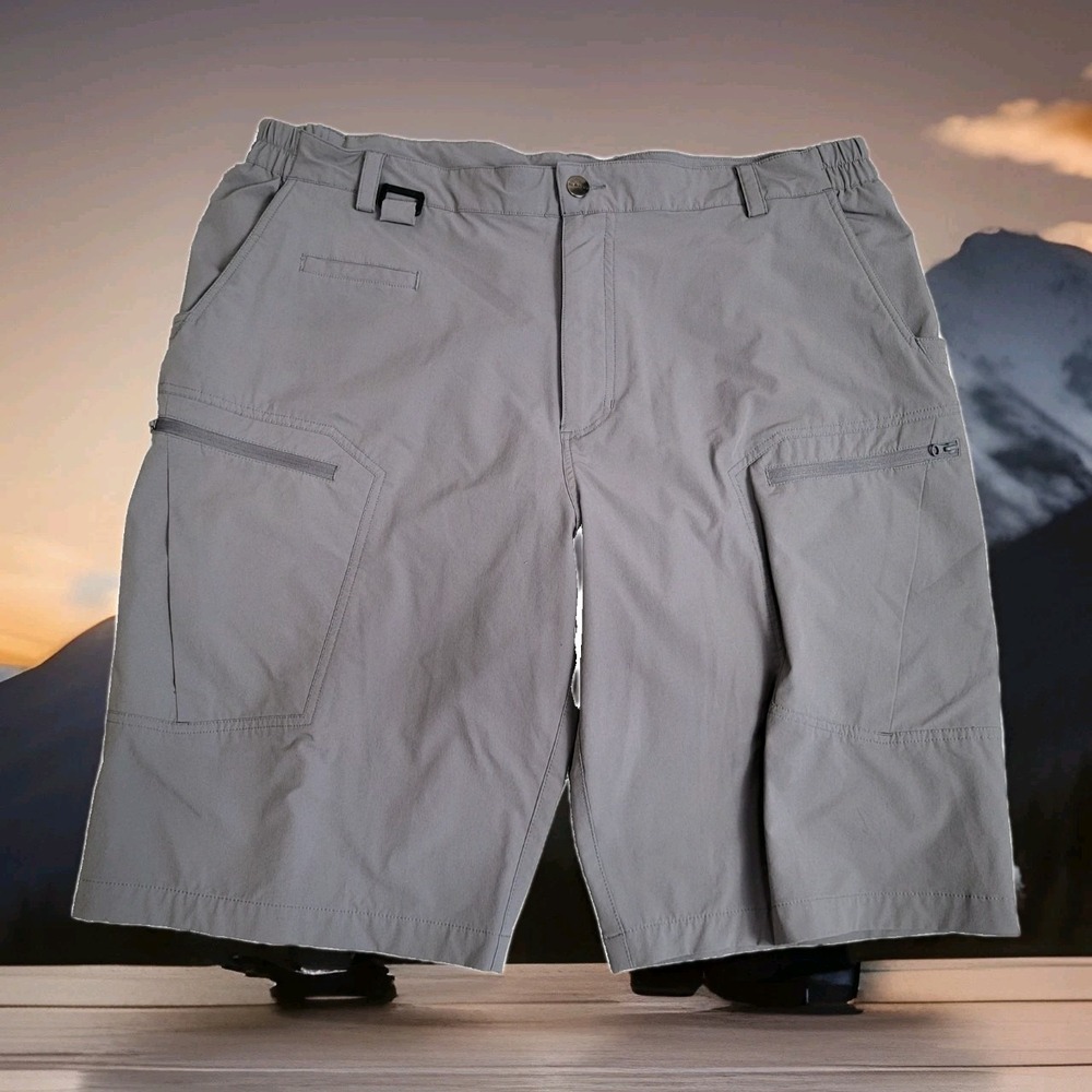 🏕️Shallowlulu Shorts Mens 40x12 Gray Cargo Hiking Quick Dry Stretch Gorpcore